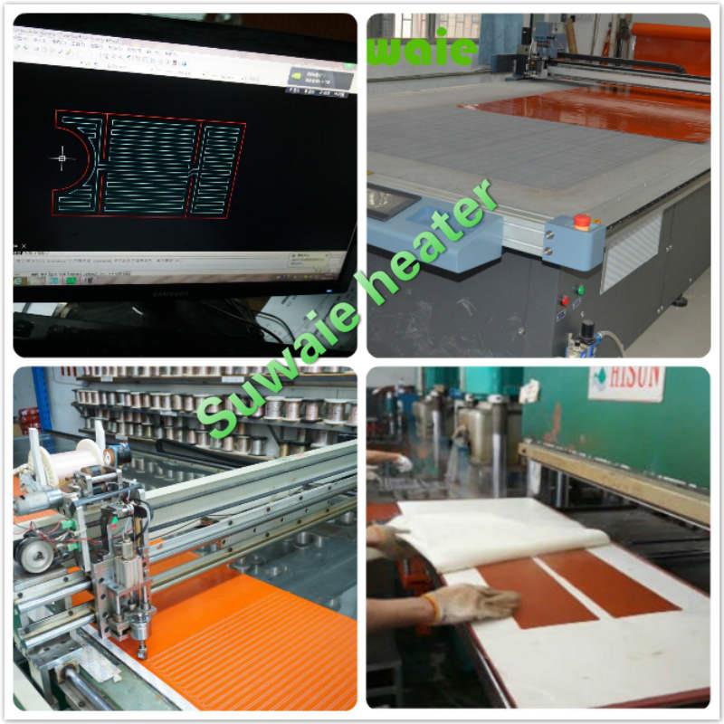 3D Printer Flexible Silicone Rubber Pad Heater process 2