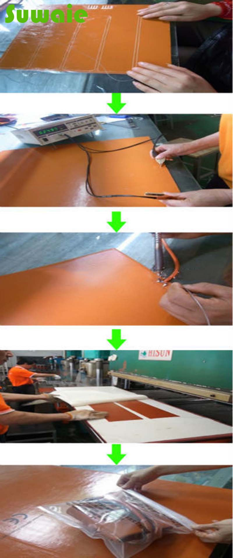 3D Printer Flexible Silicone Rubber Pad Heater process 3