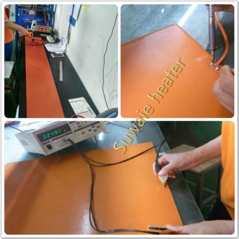 3D Printer Flexible Silicone Rubber Pad Heater test1